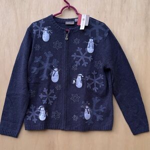 NWT Croft & Barrow Holiday Sweater.